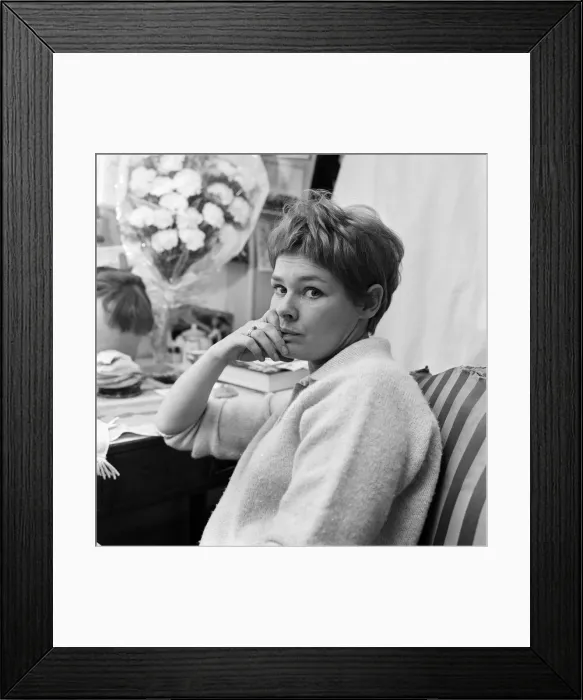 Framed Print : Actress Judi Dench. 4th August 1967 Framed Print : Actress Judi Dench. 4th August 1967