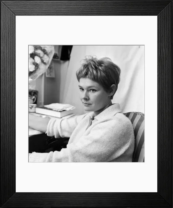 Framed Print : Actress Judi Dench. 4th August 1967 Framed Print : Actress Judi Dench. 4th August 1967