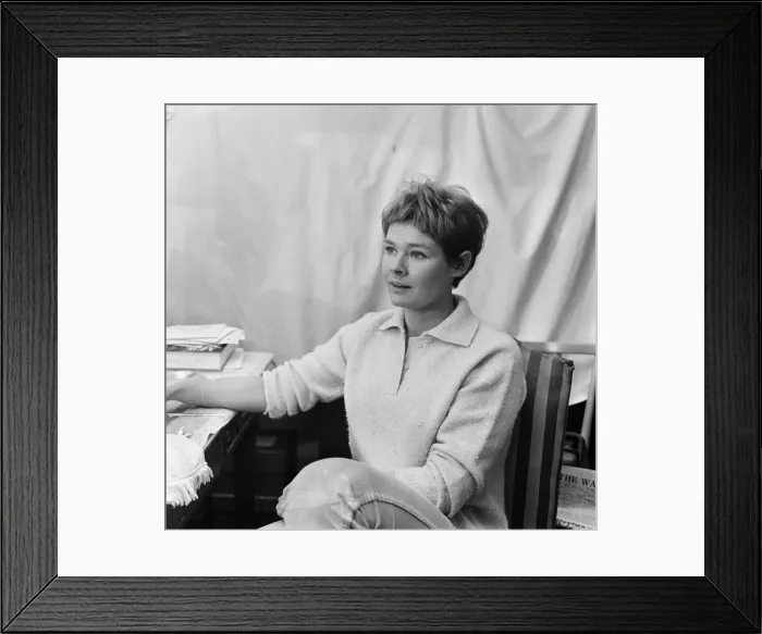 Framed Print : Actress Judi Dench. 4th August 1967 Framed Print : Actress Judi Dench. 4th August 1967