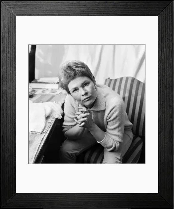 Framed Print : Actress Judi Dench. 4th August 1967 Framed Print : Actress Judi Dench. 4th August 1967