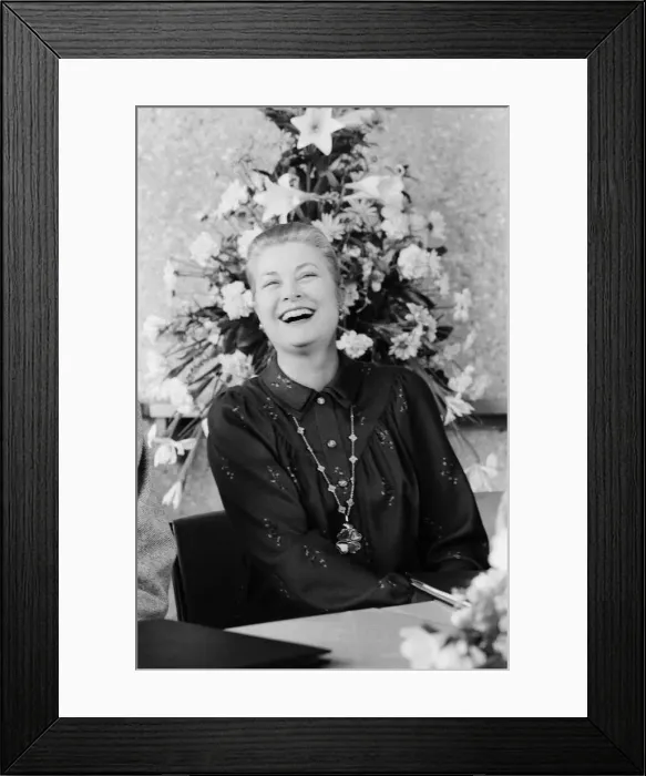 Framed Print : Princess Grace of Monaco at Chichester Festival Theatre Framed Print : Princess Grace of Monaco at Chichester Festival Theatre