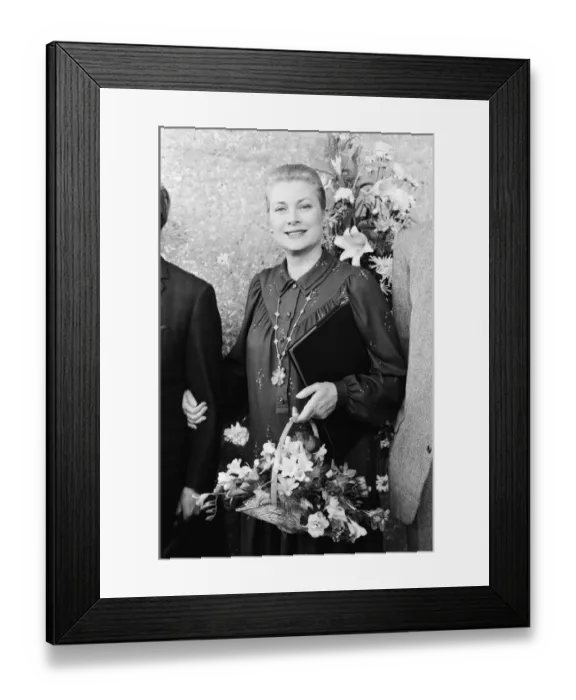 Framed Print : Princess Grace of Monaco at Chichester Festival Theatre