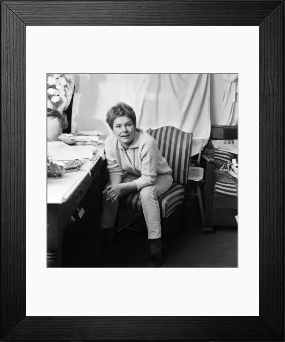 Framed Print : Actress Judi Dench. 4th August 1967 Framed Print : Actress Judi Dench. 4th August 1967