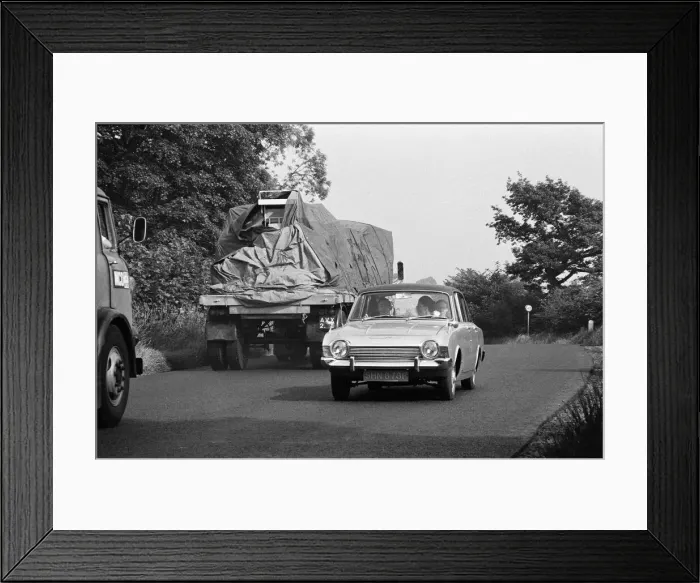 Framed Print : Views of the A19 road, Teesside. 1972 Framed Print : Views of the A19 road, Teesside. 1972