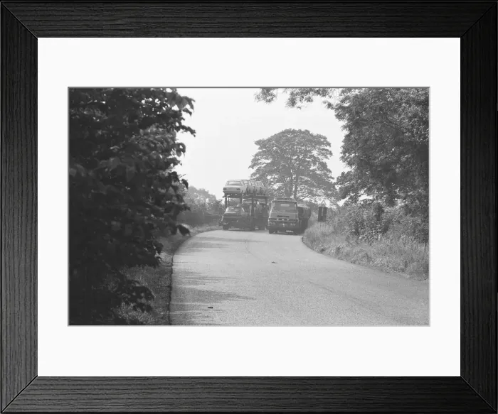 Framed Print : Views of the A19 road, Teesside. 1972 Framed Print : Views of the A19 road, Teesside. 1972