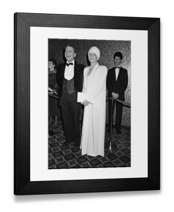 Framed Print : Barbra Streisand attends the Royal Charity Premiere of Yentl at the Leicester Square