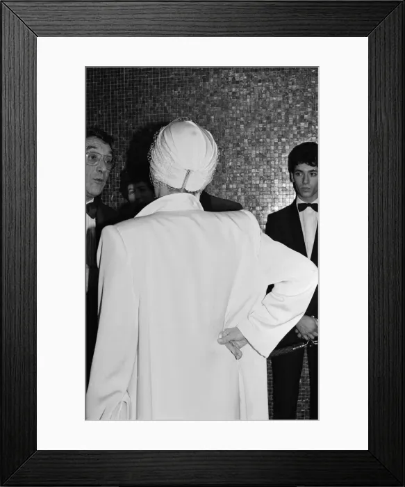 Framed Print : Barbra Streisand attends the Royal Charity Premiere of Yentl at the Leicester Square