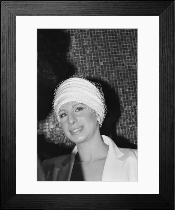 Framed Print : Barbra Streisand attends the Royal Charity Premiere of Yentl at the Leicester Square Framed Print : Barbra Streisand attends the Royal Charity Premiere of Yentl at the Leicester Square