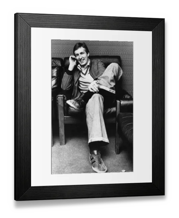 Framed Print : Liverpool footballer Joey Jones smiling for the camera. 22nd January 1977 Framed Print : Liverpool footballer Joey Jones smiling for the camera. 22nd January 1977