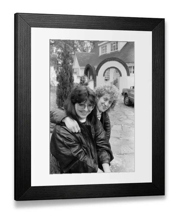 Framed Print : Still the very best of friends, Noddy Holder and his wife Leandra at the luxury home they Framed Print : Still the very best of friends, Noddy Holder and his wife Leandra at the luxury home they