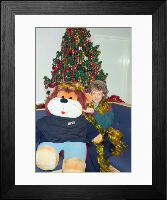 Framed Print : Noddy Holder of Slade. 14th December 1993 Framed Print : Noddy Holder of Slade. 14th December 1993