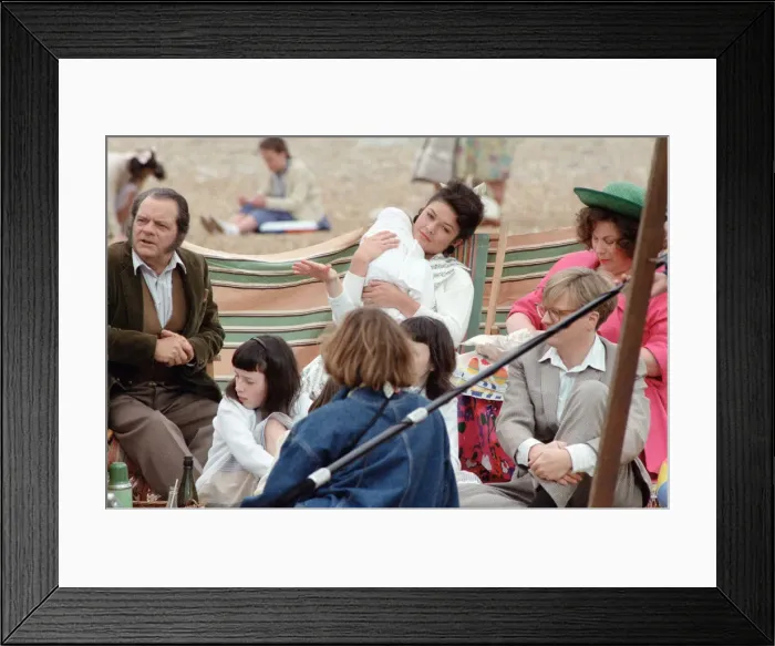 Framed Print : Some of the cast of The Darling Buds of May'pictured during the filming of Framed Print : Some of the cast of The Darling Buds of May'pictured during the filming of