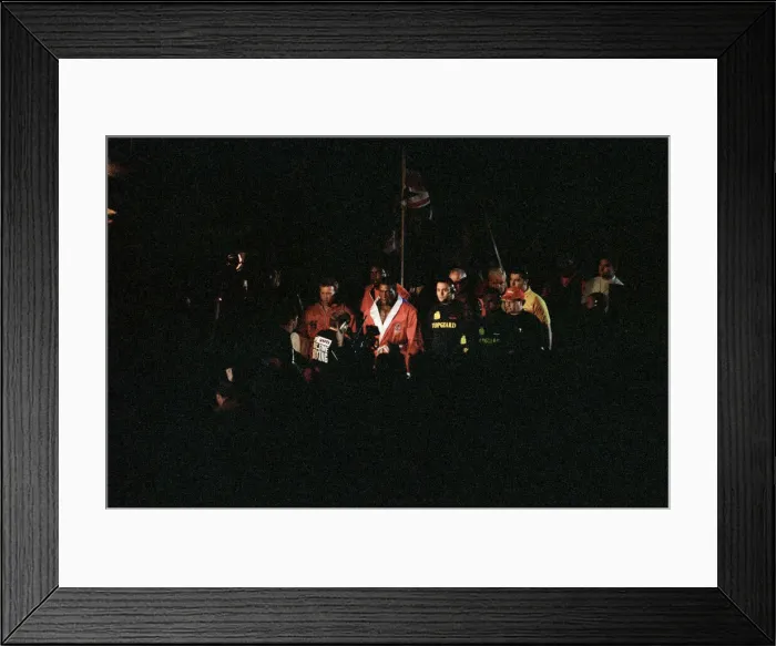 Framed Print : Oliver McCall vs. Frank Bruno, billed as The Empire Strikes Back Framed Print : Oliver McCall vs. Frank Bruno, billed as The Empire Strikes Back