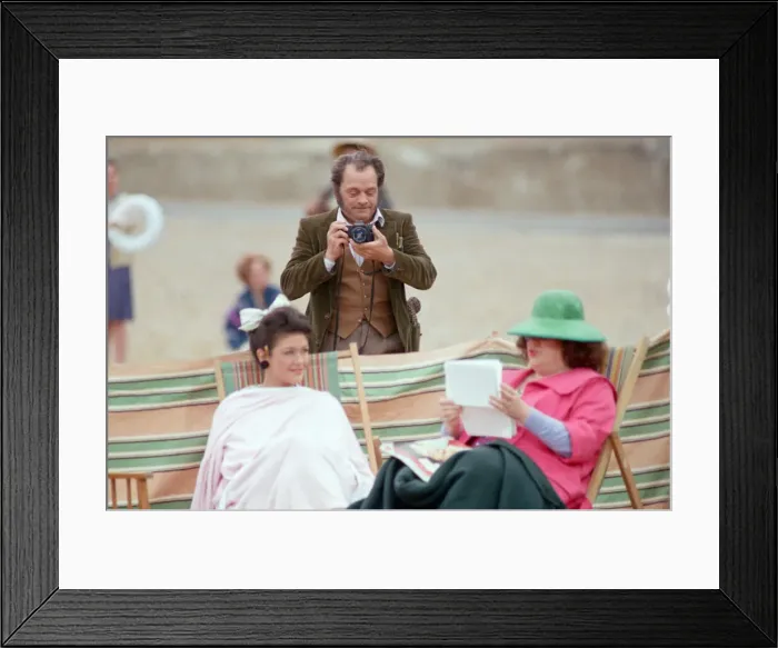 Framed Print : Some of the cast of The Darling Buds of May'pictured during the filming of Framed Print : Some of the cast of The Darling Buds of May'pictured during the filming of