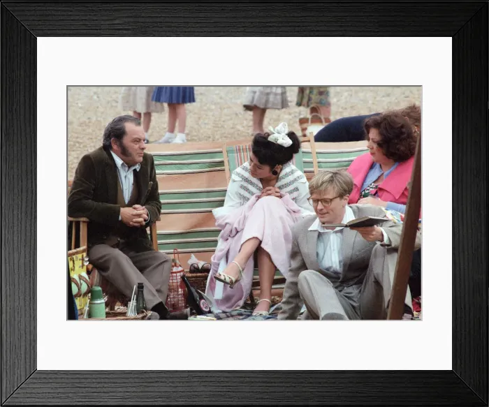 Framed Print : Some of the cast of The Darling Buds of May'pictured during the filming of Framed Print : Some of the cast of The Darling Buds of May'pictured during the filming of