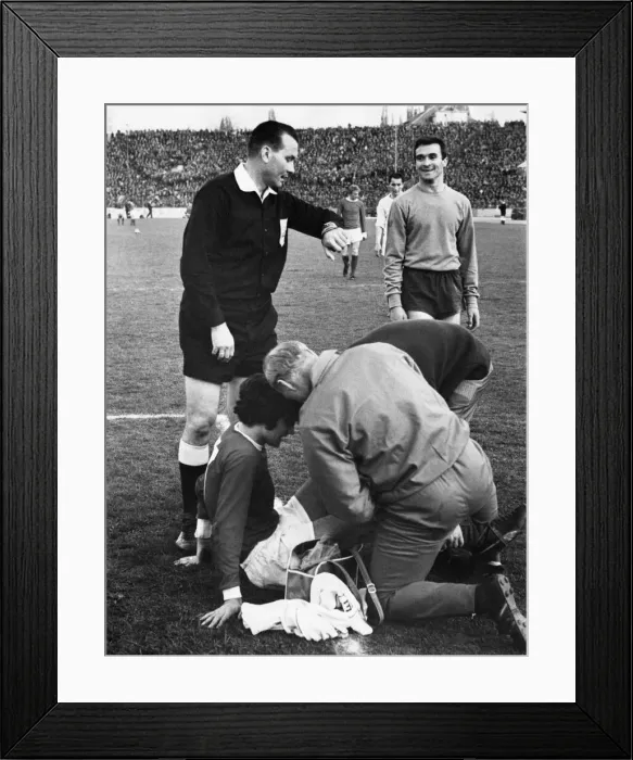 Framed Print : European Cup Semi Final First Leg match at the JNA Stadium, Belgrade Framed Print : European Cup Semi Final First Leg match at the JNA Stadium, Belgrade