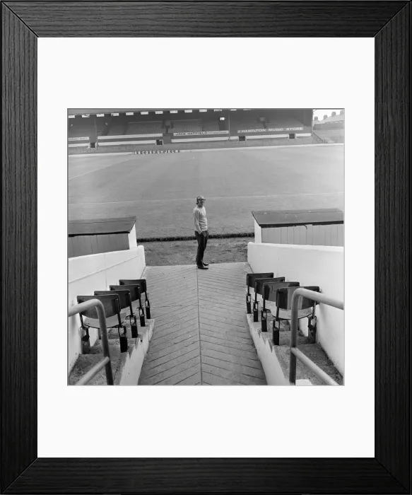 Framed Print : Middlesbrough F. C. footballer Nobby Stiles pictured at Ayresome Park. 27th July 1971 Framed Print : Middlesbrough F. C. footballer Nobby Stiles pictured at Ayresome Park. 27th July 1971
