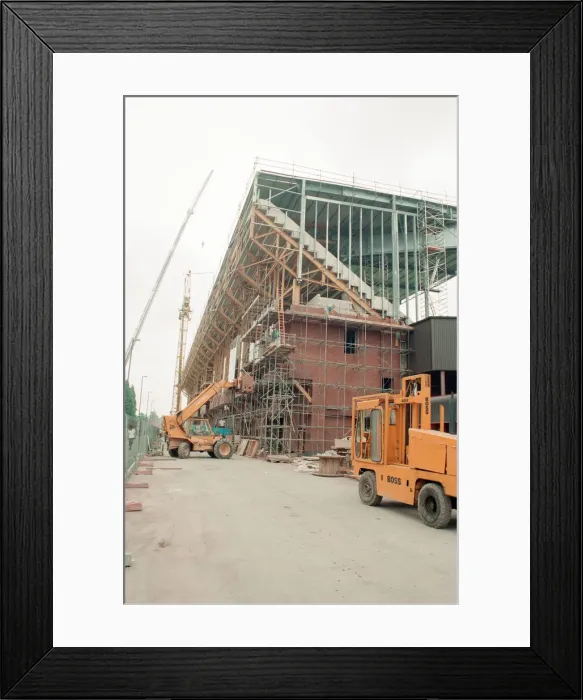 Framed Print : Witton Lane Stand Redevelopment, Aston Villa Football Club, Wednesday 4th August 1993 Framed Print : Witton Lane Stand Redevelopment, Aston Villa Football Club, Wednesday 4th August 1993