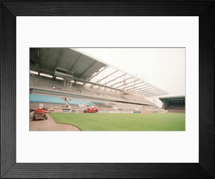 Framed Print : Witton Lane Stand Redevelopment, Aston Villa Football Club, Wednesday 4th August 1993