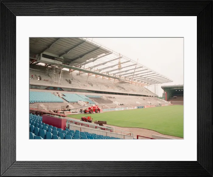 Framed Print : Witton Lane Stand Redevelopment, Aston Villa Football Club, Wednesday 4th August 1993 Framed Print : Witton Lane Stand Redevelopment, Aston Villa Football Club, Wednesday 4th August 1993