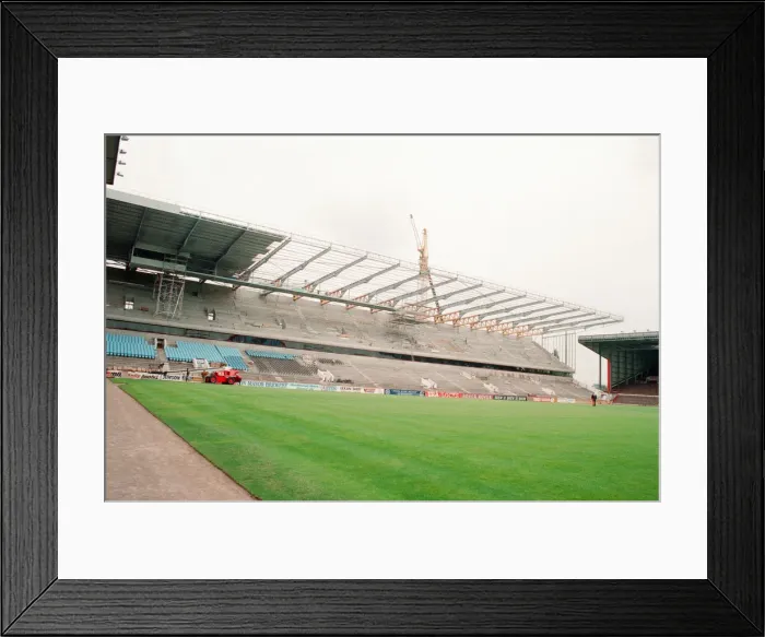 Framed Print : Witton Lane Stand Redevelopment, Aston Villa Football Club, Wednesday 4th August 1993 Framed Print : Witton Lane Stand Redevelopment, Aston Villa Football Club, Wednesday 4th August 1993
