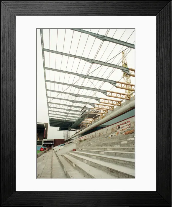 Framed Print : Witton Lane Stand Redevelopment, Aston Villa Football Club, Wednesday 4th August 1993 Framed Print : Witton Lane Stand Redevelopment, Aston Villa Football Club, Wednesday 4th August 1993
