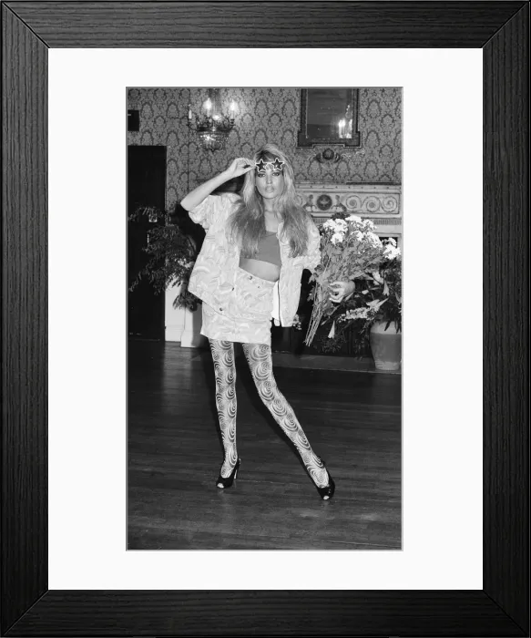 Framed Print : Model Mandy Smith. 10th October 1987 Framed Print : Model Mandy Smith. 10th October 1987