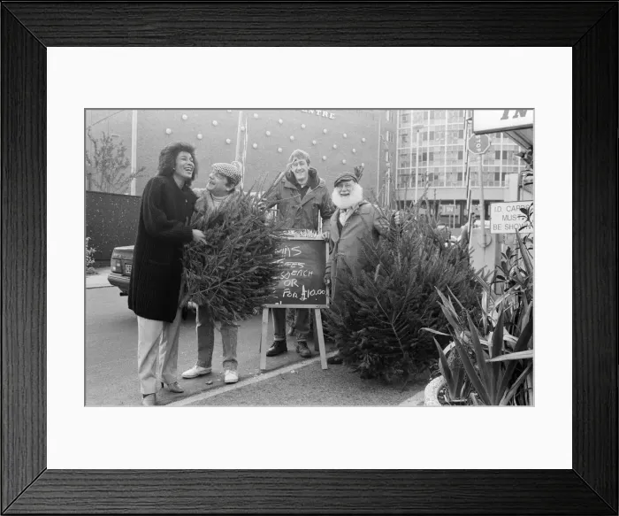 Framed Print : Left to right, David Jason as Del Boy, Nicholas Lyndhurst as Rodney
