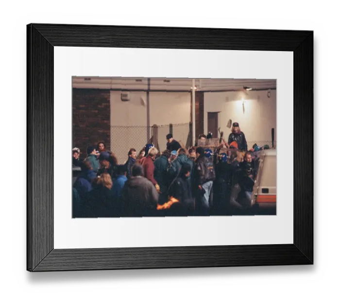 Framed Print : The filming of the Fatal Extraction'episode of