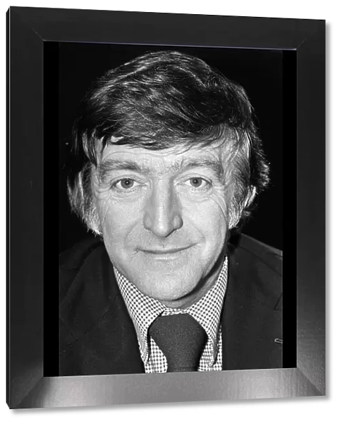 TV personality Michael Parkinson photographed during a recording session for Daily