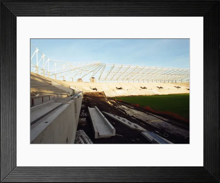 Framed Print : Construction of Sunderland A. F. Cs new stadium. 14th January 1997 Framed Print : Construction of Sunderland A. F. Cs new stadium. 14th January 1997