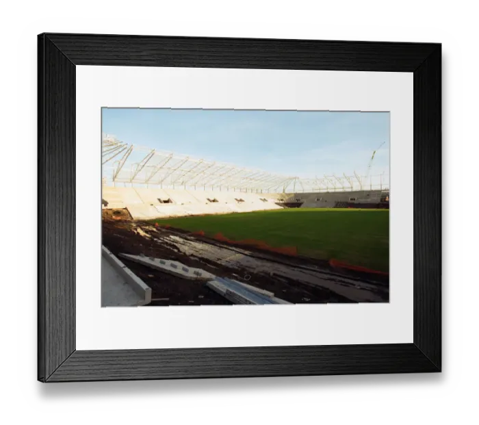 Framed Print : Construction of Sunderland A. F. Cs new stadium. 14th January 1997 Framed Print : Construction of Sunderland A. F. Cs new stadium. 14th January 1997