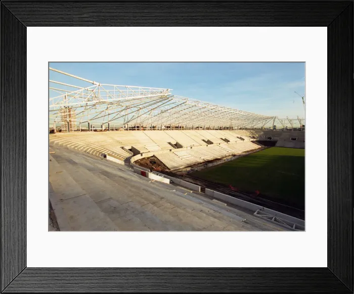 Framed Print : Construction of Sunderland A. F. Cs new stadium. 14th January 1997 Framed Print : Construction of Sunderland A. F. Cs new stadium. 14th January 1997