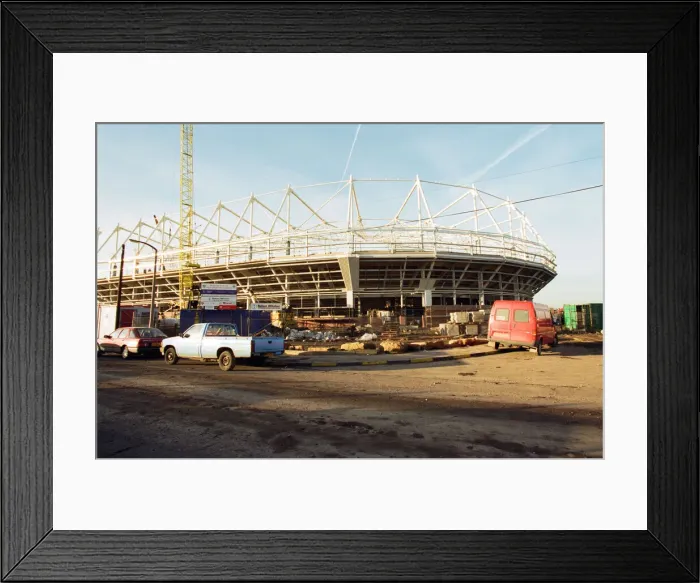 Framed Print : Construction of Sunderland A. F. Cs new stadium. 14th January 1997 Framed Print : Construction of Sunderland A. F. Cs new stadium. 14th January 1997
