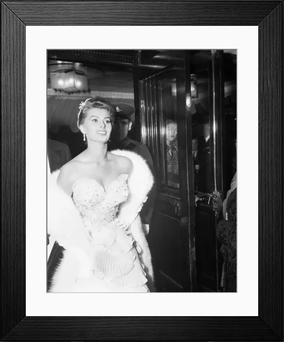 Framed Print : Opening of the Italian Film Festival at the Tivoli Theatre, The Strand, London Framed Print : Opening of the Italian Film Festival at the Tivoli Theatre, The Strand, London