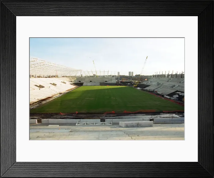 Framed Print : Construction of Sunderland A. F. Cs new stadium. 14th January 1997 Framed Print : Construction of Sunderland A. F. Cs new stadium. 14th January 1997