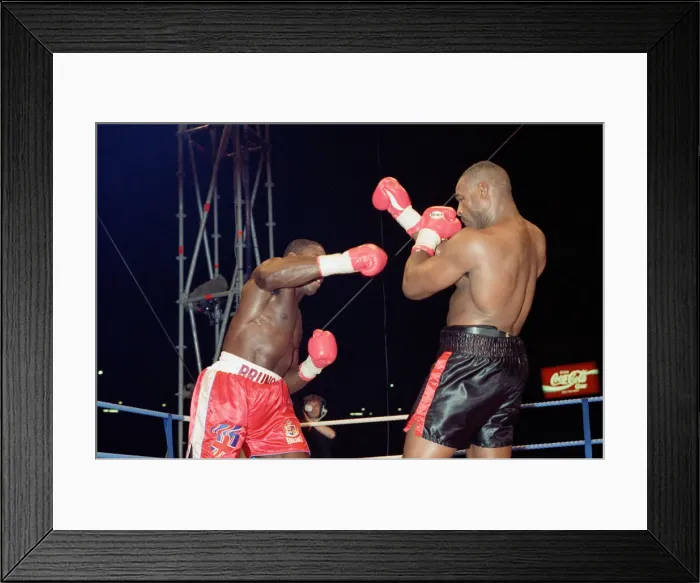 Framed Print : Oliver McCall vs. Frank Bruno, billed as The Empire Strikes Back
