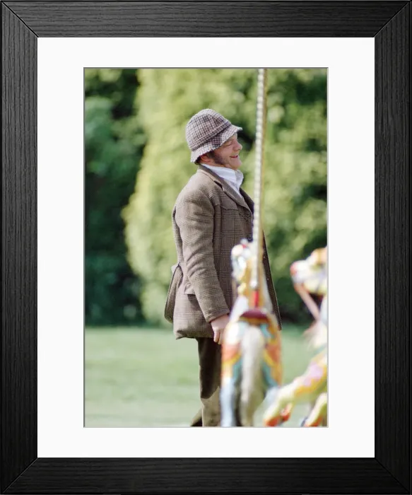 Framed Print : Actor David Jason pictured during the filming of The Darling Buds of May Framed Print : Actor David Jason pictured during the filming of The Darling Buds of May