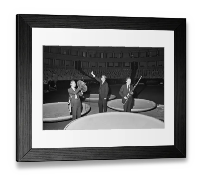 Framed Print : The Royal Albert Hall, London. 1969. Picture set show improving Framed Print : The Royal Albert Hall, London. 1969. Picture set show improving