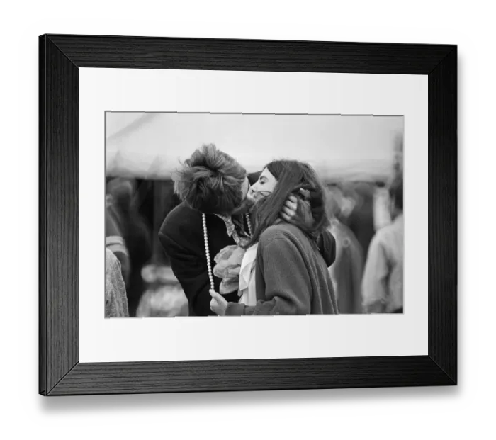 Framed Print : A young couple in love at The Windsor Jazz Festival on Sunday 13th August 1967 Framed Print : A young couple in love at The Windsor Jazz Festival on Sunday 13th August 1967