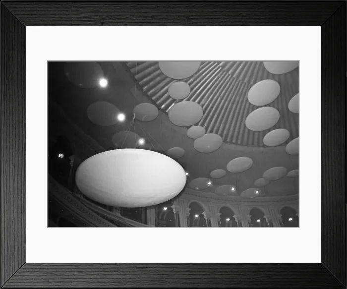 Framed Print : The Royal Albert Hall, London. 1969. Picture set show improving Framed Print : The Royal Albert Hall, London. 1969. Picture set show improving