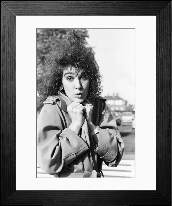 Framed Print : Celine Dion, Canadian singer aged 20 years old, representing Switzerland Framed Print : Celine Dion, Canadian singer aged 20 years old, representing Switzerland