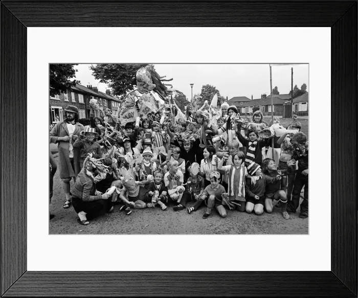 Framed Print : Whinney Banks carnival. 1976 Framed Print : Whinney Banks carnival. 1976