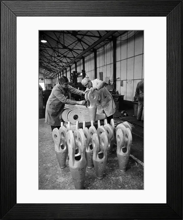 Framed Print : Blackett Hutton foundry. 1976 Framed Print : Blackett Hutton foundry. 1976
