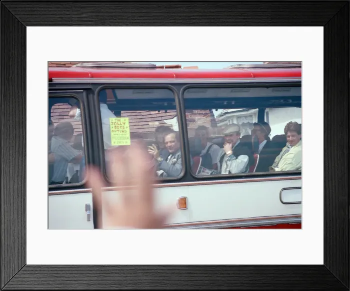 Framed Print : Cast members during the filming of the Only Fools and Horses Framed Print : Cast members during the filming of the Only Fools and Horses