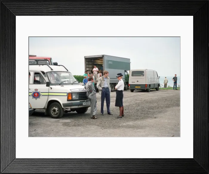 Framed Print : David Jason as Derek Del Boy'Trotter and Nicholas Lyndhurst as Rodney Trotter