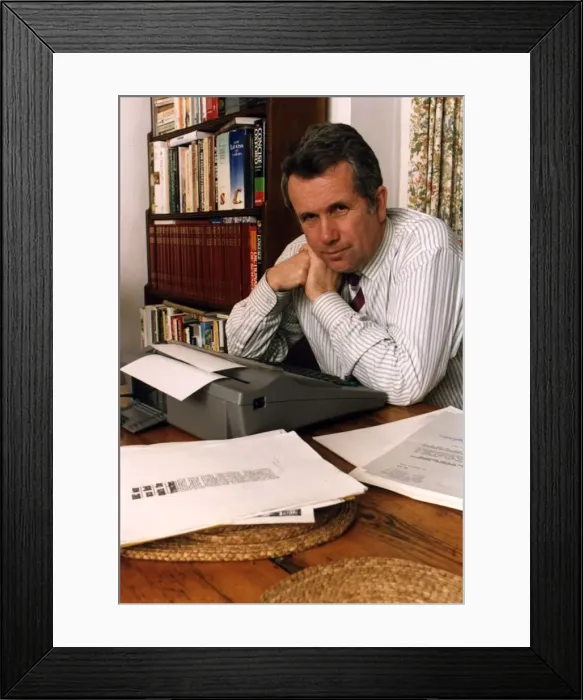 Framed Print : Martin Bell Foreign Correspondent at Home DBase