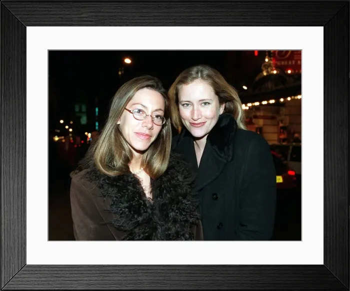 Framed Print : Jessica Sobel and Melissa Bell March 1998 Jessica Sobel (L