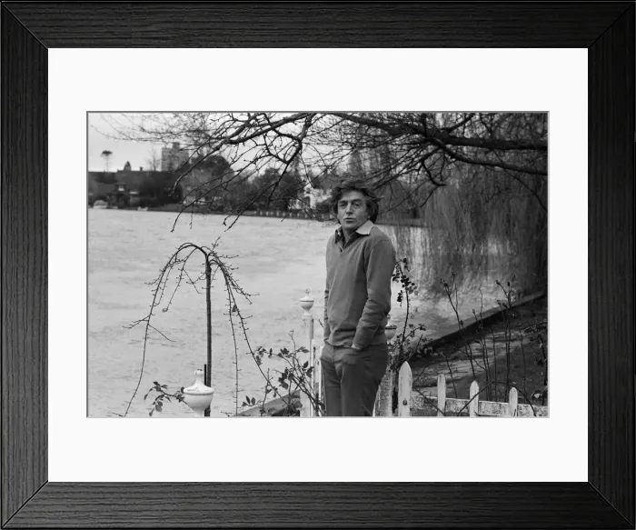 Framed Print : Michael Parkinson at home in Berkshire. 1st March 1978 Framed Print : Michael Parkinson at home in Berkshire. 1st March 1978
