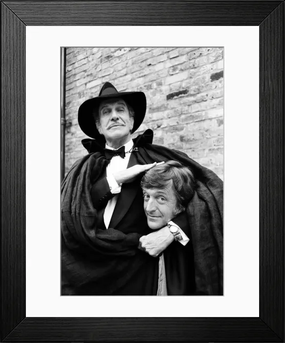 Framed Print : TV personality Michael Parkinson today makes his debut as a film actor in the new Vincent Framed Print : TV personality Michael Parkinson today makes his debut as a film actor in the new Vincent